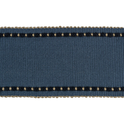 Kravet Design T30733.5.0 Cable Edge Band Trim Fabric in Blue , Indigo , Indigo