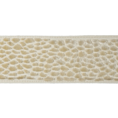 Kravet Design T30746.1.0 Velvet Pebble Trim Fabric in Pearl/Ivory