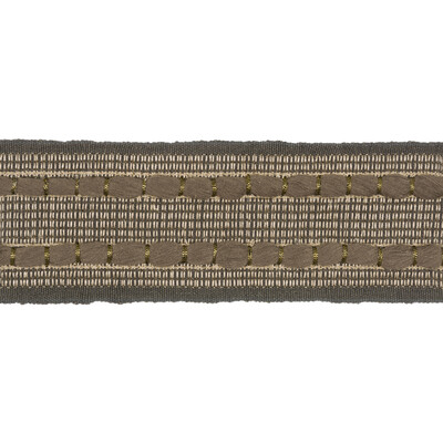 Kravet Design T30750.106.0 Ramble Tape Trim Fabric in Taupe , Beige , Mink