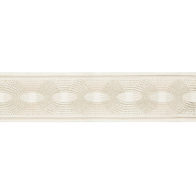 Kravet Design T30766.1.0 Deco Rays Trim Fabric in Ivory , White , Oyster