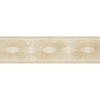 Kravet Design T30766.16.0 Deco Rays Trim Fabric in Ivory , Beige , Cream
