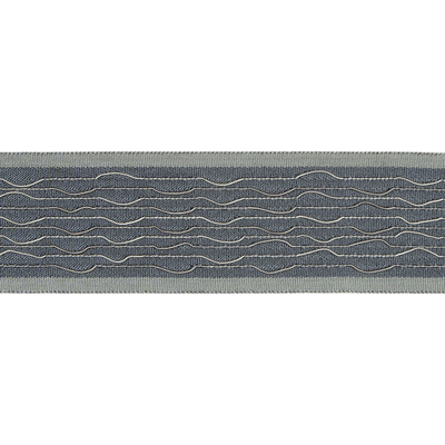 Kravet Design T30767.511.0 Fine Lines Trim Fabric in Slate , Light Grey , Slate