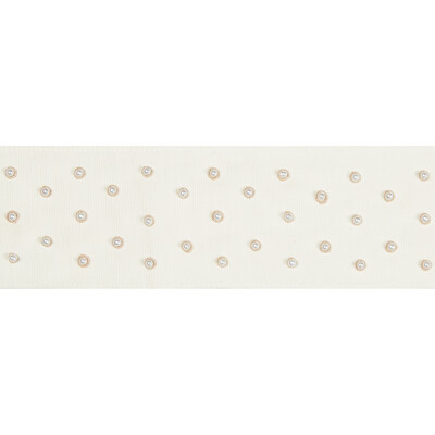 Kravet Design T30777.1.0 Pearl Dots Trim Fabric in Ivory ,  , Pearl