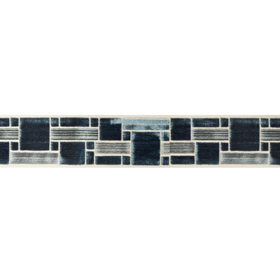 Kravet Design T30780.551.0 Brick Path Trim Fabric in Indigo