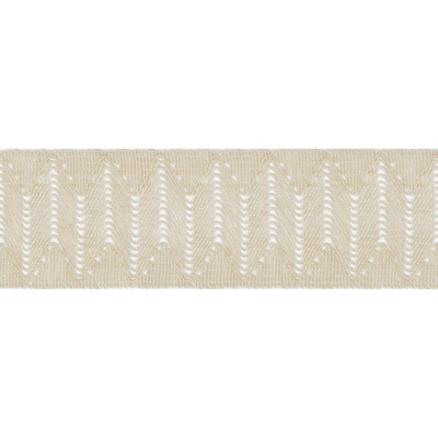 Kravet Couture T30781.1.0 Wave Crest Trim Fabric in Ivory , Neutral , Ivory