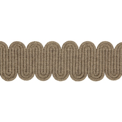 Kravet Design T30786.106.0 Switchback Trim Fabric in Brown , Taupe , Flax