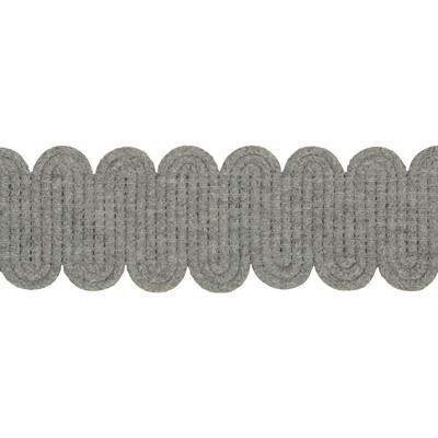 Kravet Design T30786.11.0 Switchback Trim Fabric in Grey , Grey , Cloudy