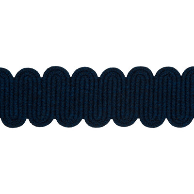 Kravet Design T30786.55.0 Switchback Trim Fabric in Dark Blue , Indigo , Nautical
