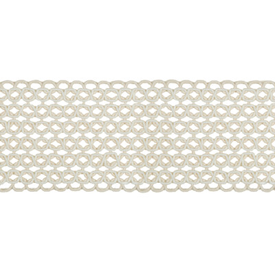 Kravet Design T30790.1.0 Hammock Border Trim Fabric in White , White , Sun Bleached
