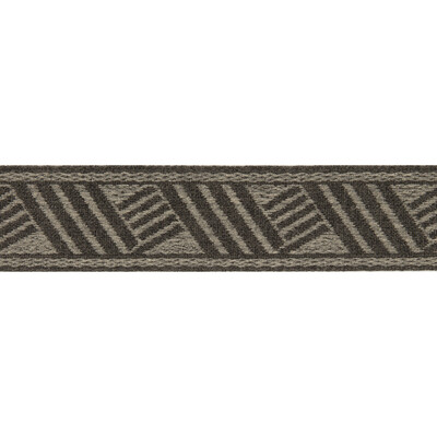 Kravet Design T30796.811.0 Mountain View Trim Fabric in Grey , Charcoal , Graphite