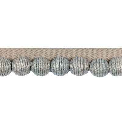 Kravet Couture T30805.11.0 Juteball Cord Trim Fabric in Pewter/Grey/Silver