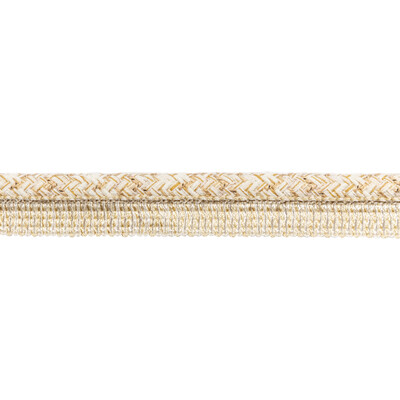 Kravet Couture T30809.4.0 Nicoya Trim Fabric in Gold/White