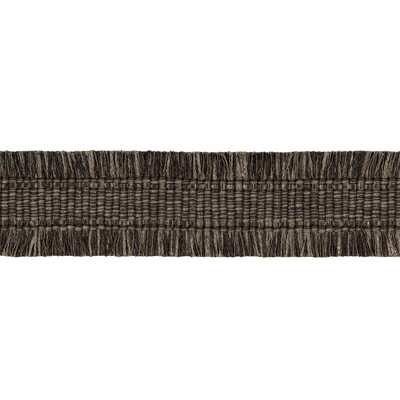 Kravet Couture T30821.816.0 Outskirt Trim Fabric in Beige , Black , Charcoal