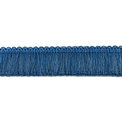 Kravet Couture T30825.55.0 Sojourn Fringe Trim Fabric in Indigo/Blue/Light Blue