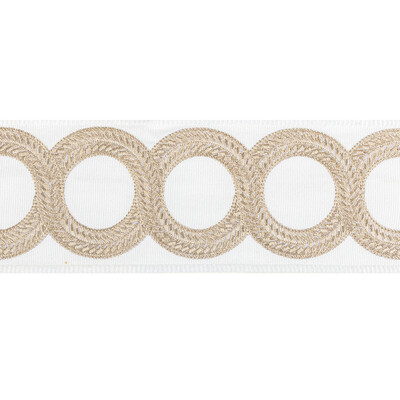 Kravet Couture T30829.416.0 Looped Tape Trim in Gold/Beige