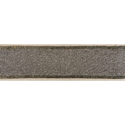 Kravet Couture T30836.821.0 Luxe Bead Tape Trim in Graphite/Grey
