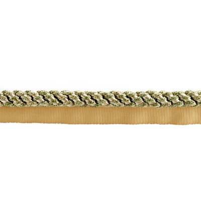 Kravet Design TA5229.316.0 Cord W/lip Trim Fabric in Light Green , Beige