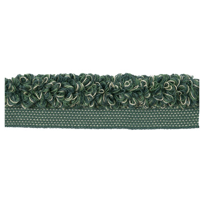 Kravet Design TA5322.355.0 Aloha Rouche Trim Fabric in Green , Blue , Agean