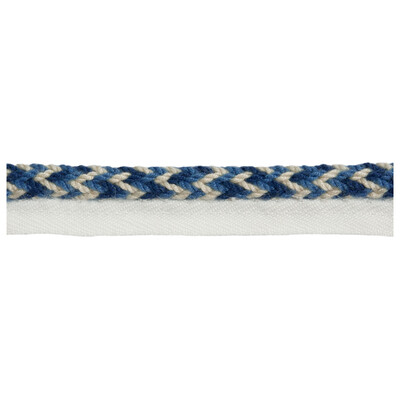 Kravet Design TA5323.515.0 Vine Cord Trim Fabric in Blue , Light Blue , Seaport