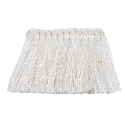 Kravet Couture TA5359.1.0 Lofty Brush Trim Fabric in White , White , Chalk