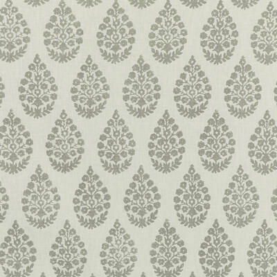 Kravet Basics TAJPAISLEY.11.0 Kravet Basics Multipurpose Fabric in White/Grey/Light Grey