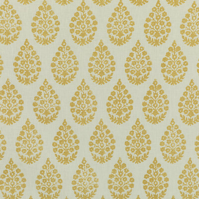 Kravet Basics TAJPAISLEY.40.0 Kravet Basics Multipurpose Fabric in White/Yellow/Gold