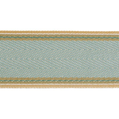 Lee Jofa TL10081.35.0 Hance Trim Fabric in Ocean/Light Blue/Beige