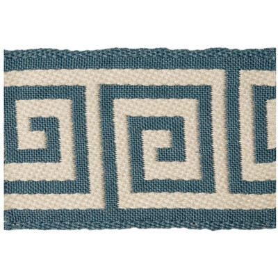 Lee Jofa TL10112.515.0 Classic Key Trim Fabric in Delft/Blue/White