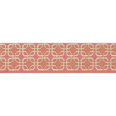 Lee Jofa TL10151.17.0 Marsett Tape Trim Fabric in Petal/Pink