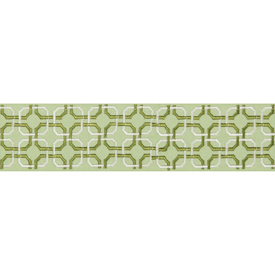 Lee Jofa TL10151.3.0 Marsett Tape Trim Fabric in Leaf/Green/Celery