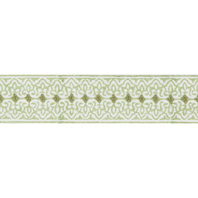Lee Jofa TL10154.23.0 Paige Tape Trim Fabric in Leaf/Green/Olive Green
