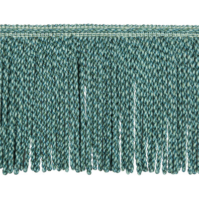 Groundworks TL10159.35.0 Felix Fringe Trim Fabric in Jade/sage/Teal/Turquoise