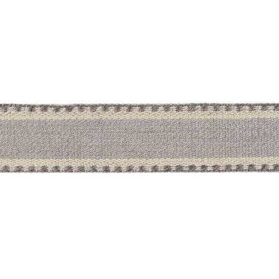 Lee Jofa TL10169.118.0 Danakil Tape Trim Fabric in Dove/grey/Grey
