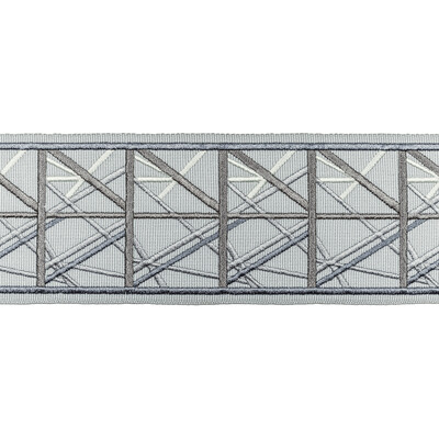 Lee Jofa Modern TL10176.21.0 Lj Grw:: Trim Fabric in Grey/Charcoal