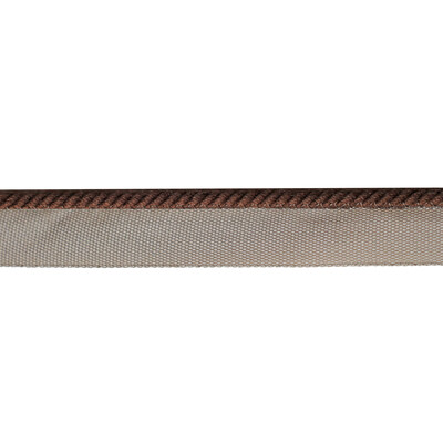 Lee Jofa TL10187.6.0 Twist Cord Trim Fabric in Olive Bronze/Chocolate/Brown