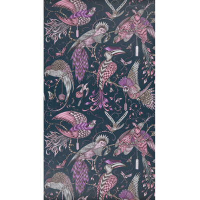 Clarke And Clarke W0099/04.CAC.0 Audubon Wallcovering Fabric in Pink