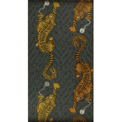 Clarke And Clarke W0105/01.CAC.0 Tigris Wallcovering Fabric in Flame