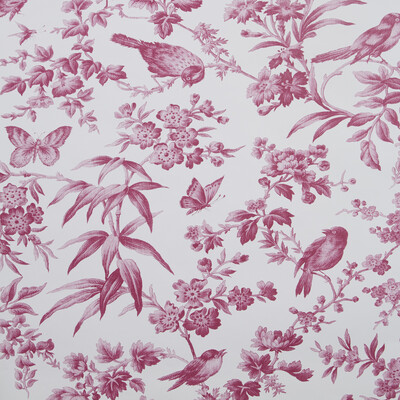 Clarke And Clarke W0106/03.CAC.0 Amelia wp Wallcovering Fabric in Raspberry