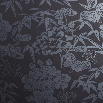 Clarke And Clarke W0110/01.CAC.0 Jasmin wp Wallcovering Fabric in Black
