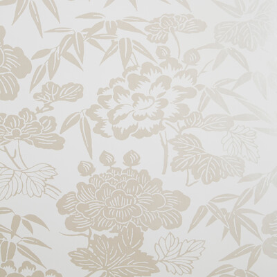 Clarke And Clarke W0110/03.CAC.0 Jasmin wp Wallcovering Fabric in Ivory/gold