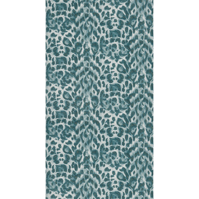 Clarke And Clarke W0115/10.CAC.0 Felis Wallcovering in Teal/lime/Green