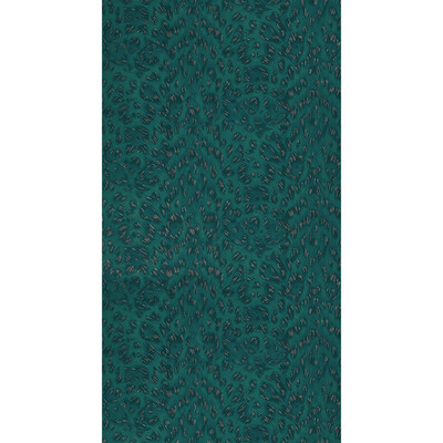 Clarke And Clarke W0115/11.CAC.0 Felis Wallcovering in Teal/rose Gold/Green