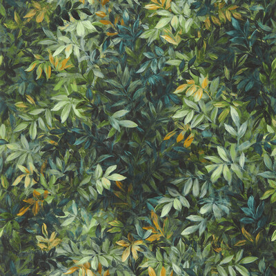 Clarke And Clarke W0140/03.cac.0 Congo Wallcovering in Forest Wp/Green/Yellow