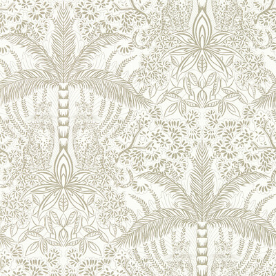 Clarke And Clarke W0141/03.cac.0 Leopardo Wallcovering in Gold/ivory Wp/Gold/Ivory