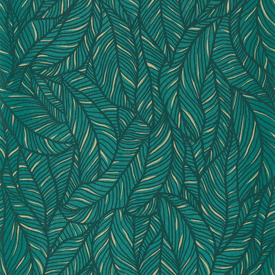 Clarke And Clarke W0144/02.cac.0 Selva Wallcovering in Emerald Wp/Emerald/Green