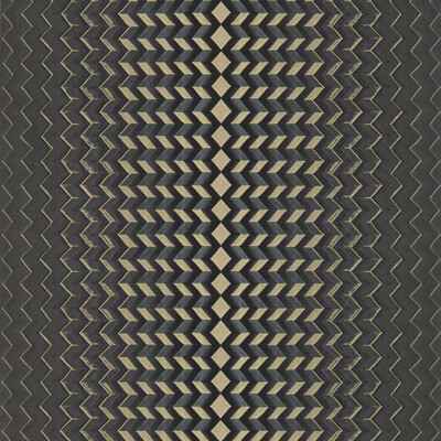 Clarke And Clarke W0150/02.cac.0 Fragment Wallcovering in Charcoal/gold Wp/Charcoal/Gold