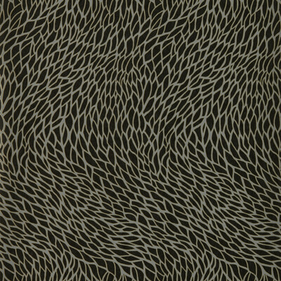 Clarke And Clarke W0166/02.CAC.0 Corallino Wallcovering in Noir Wp/Black/Gold