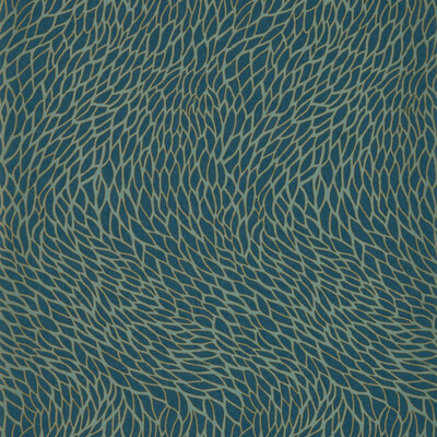 Clarke And Clarke W0166/03.CAC.0 Corallino Wallcovering in Teal Wp/Teal/Gold