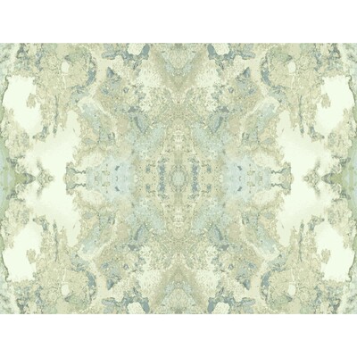 Kravet Design W3349.135.0 Kravet Design Wallcovering Fabric in Teal , Ivory , W3349-135