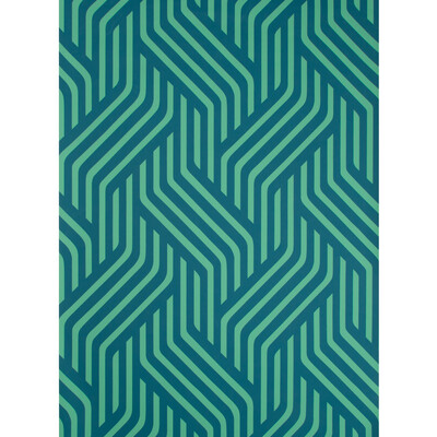 Kravet Couture W3477.350.0 Proxmire Wallcovering Fabric in Dark Blue , Green , Peacock